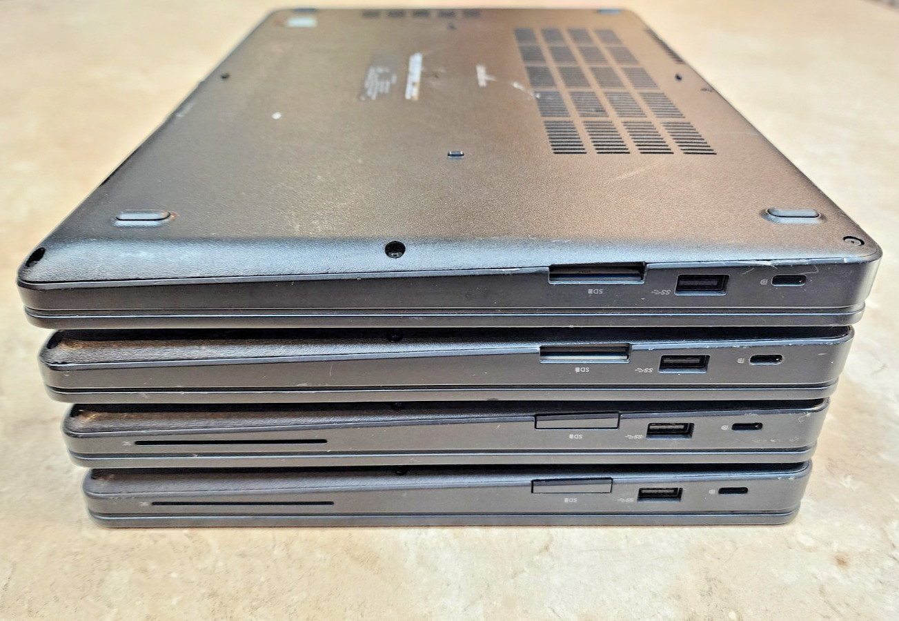 4x Lot Dell Latitude 5480 14” Core i5-7300U 8GB RAM 128GB SSD Win 11 Pro Laptop
