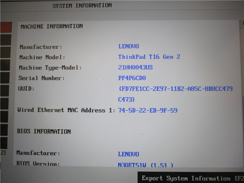 Lenovo ThinkPad T16 Gen 2 Laptop i7-1365U 32GB 512GB SSD Win11 COA Grade C