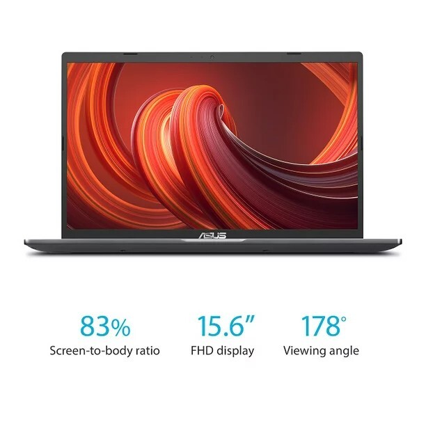 ASUS VivoBook 15.6″ (128GB,Intel Core i3 10th Gen.,3.40 GHz,8GB) Laptop – Gray