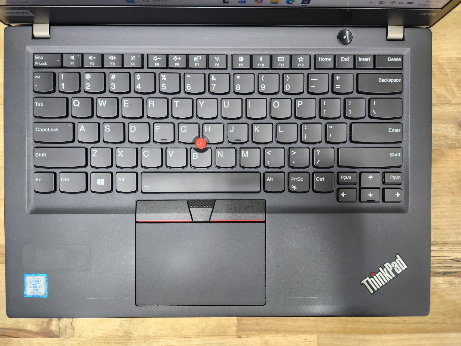 Lenovo ThinkPad T490s FHD Touchscreen i7-8665U 16GB 256GB SSD Windows 11 Pro ~