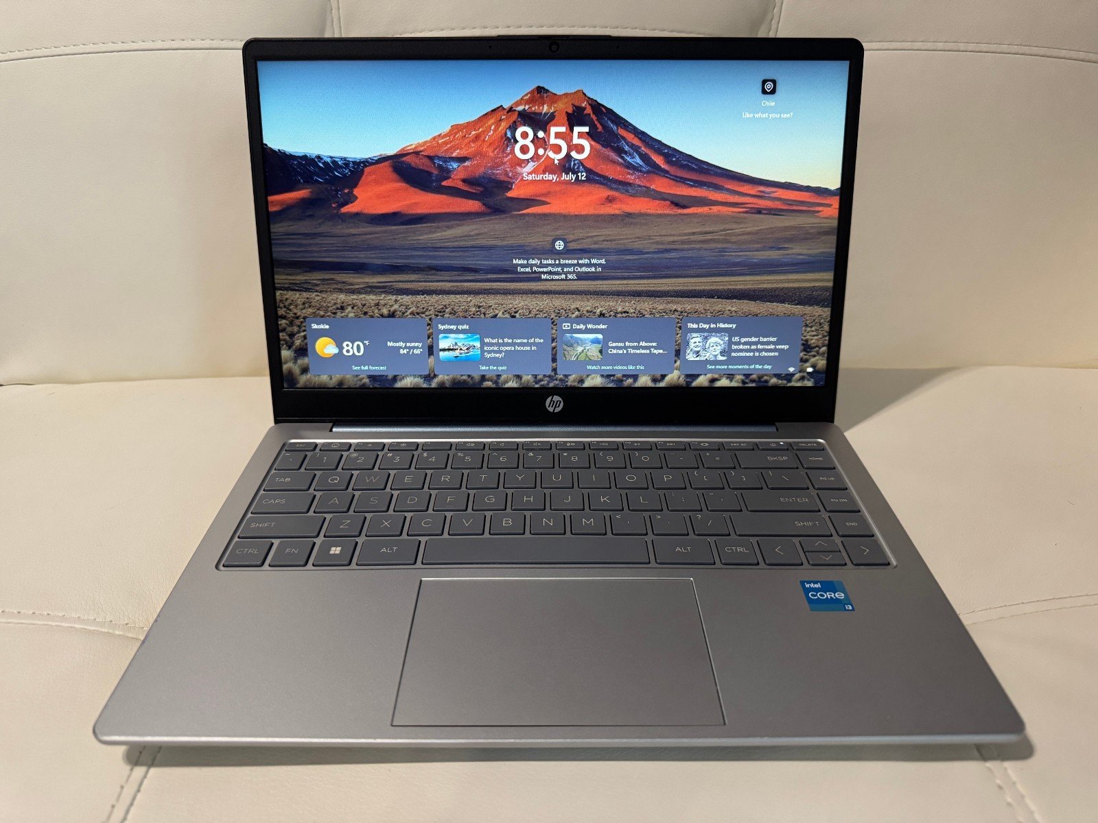 HP Laptop 14″ i3-n305 3.80GHz 8GB RAM 256GB SSD Windows 11, Office 2024