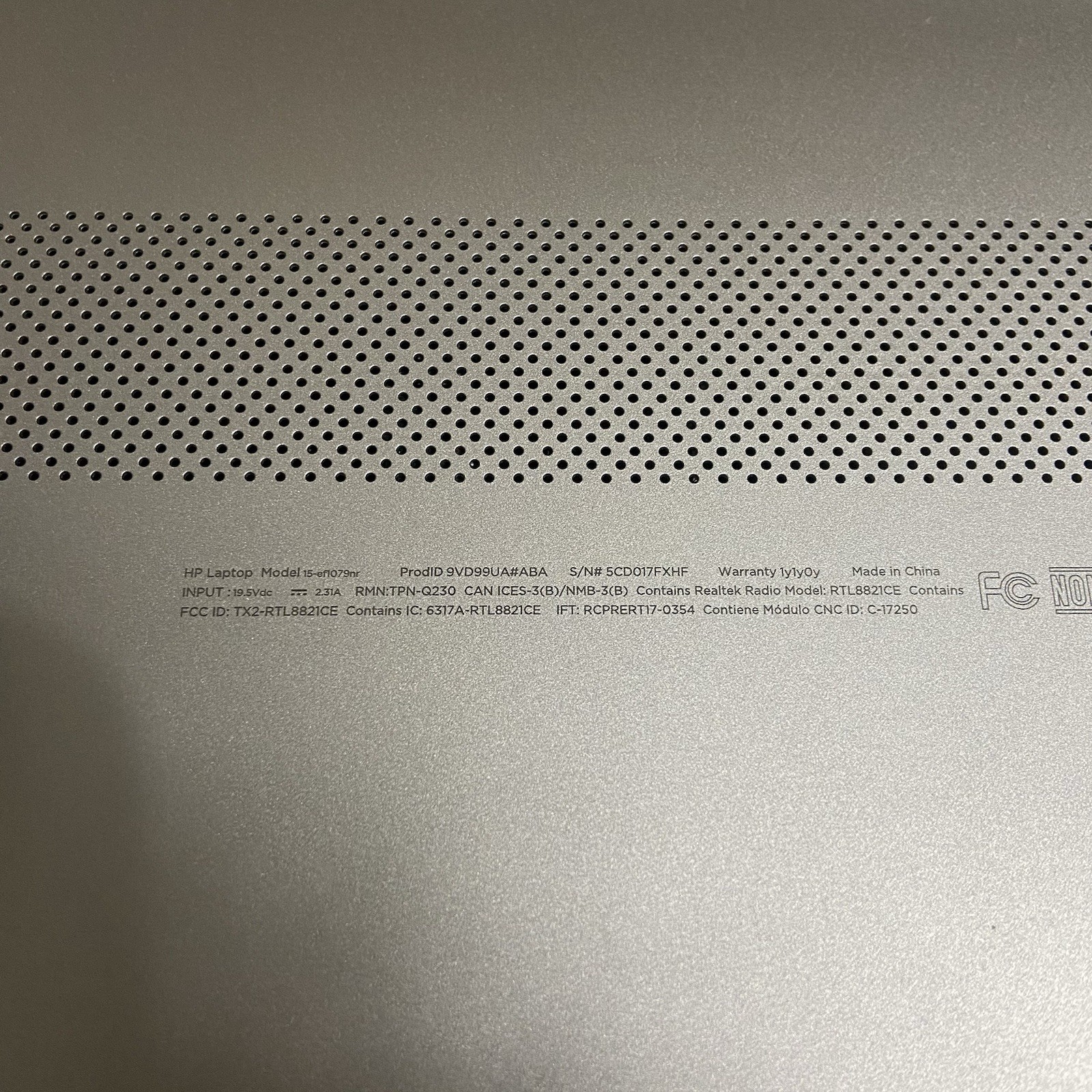 HP Laptop 14” LED Display AMD Athlon 3050U 64Gb 14-fq0075nr in Silver