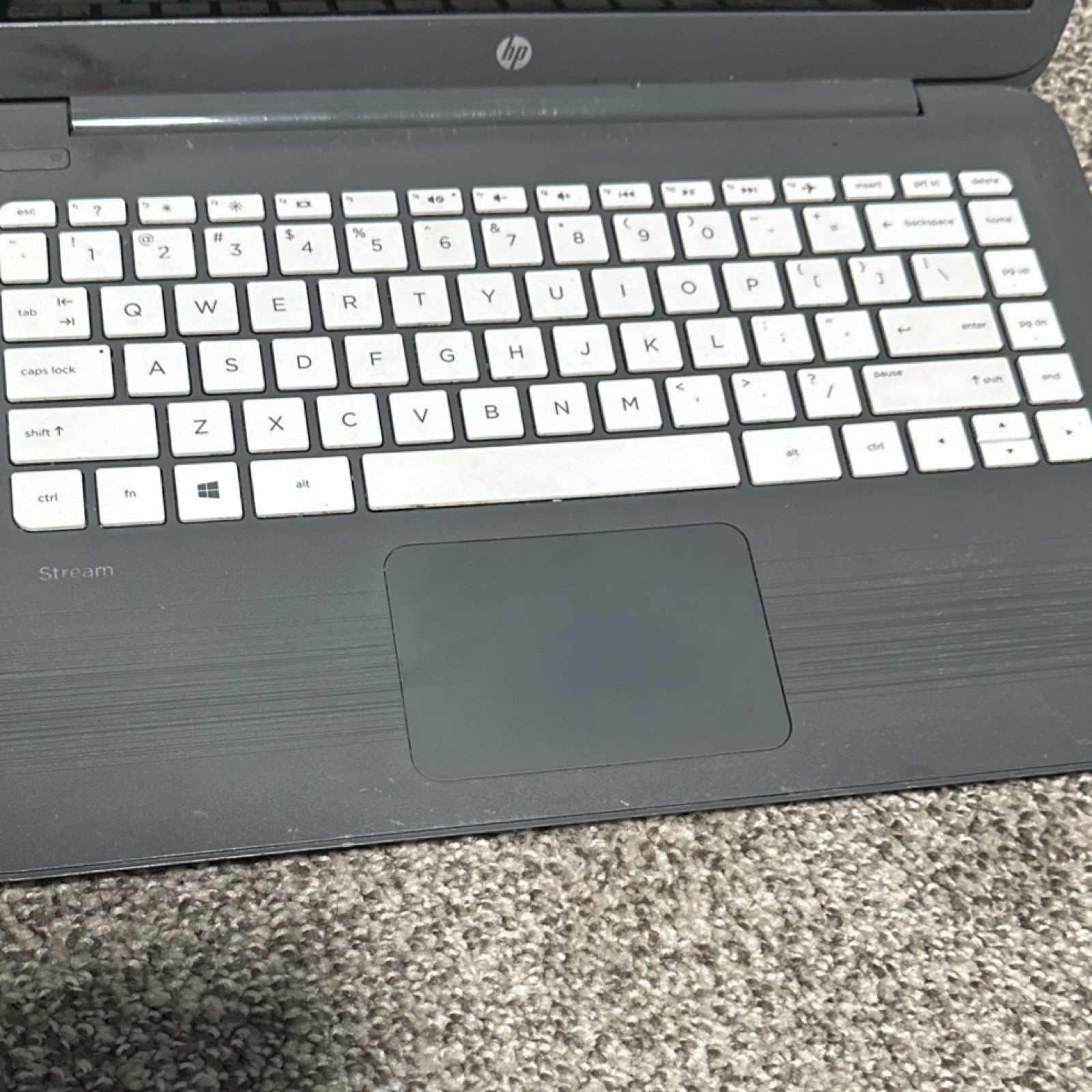 HP Stream Notebook Laptop Gray Built-in Webcam HDMI USB SD Card Slot