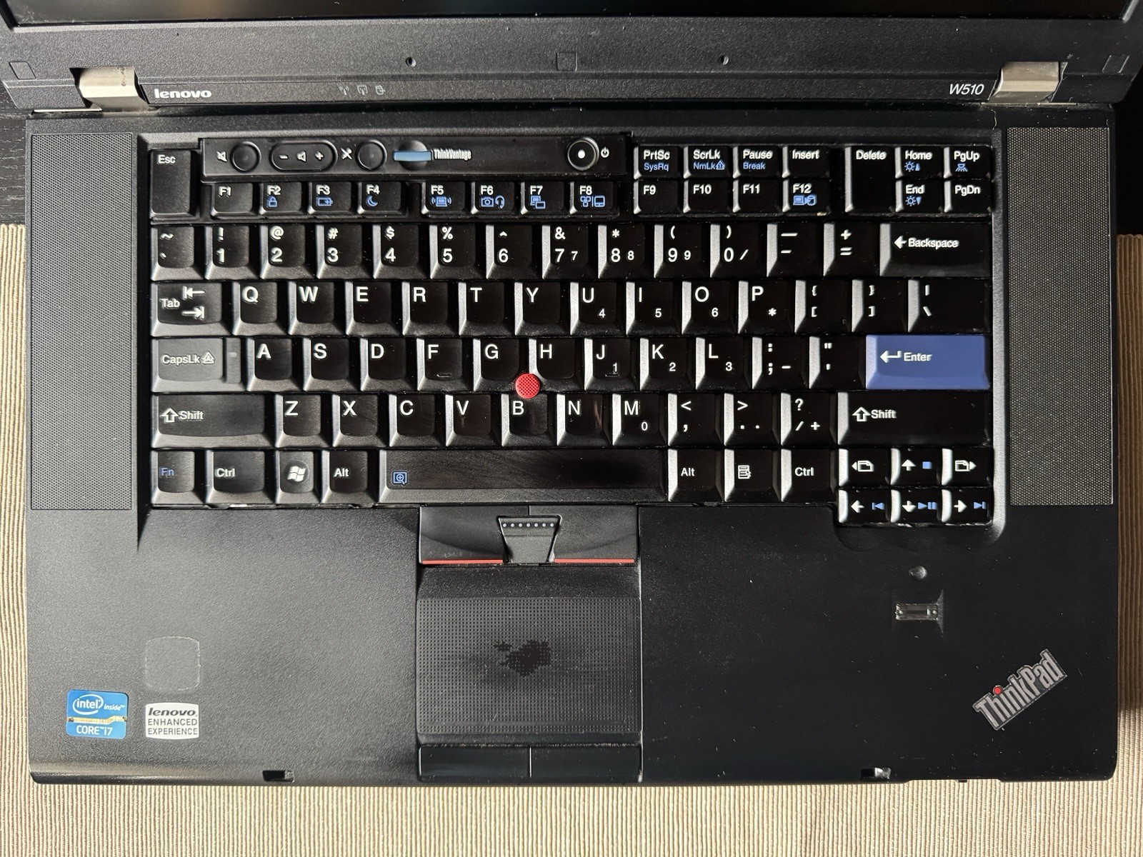 Lenovo ThinkPad W510 15.6″ Intel i7-Q720 1.60GHz 6GB 256GB SSD NVIDIA FX 880M