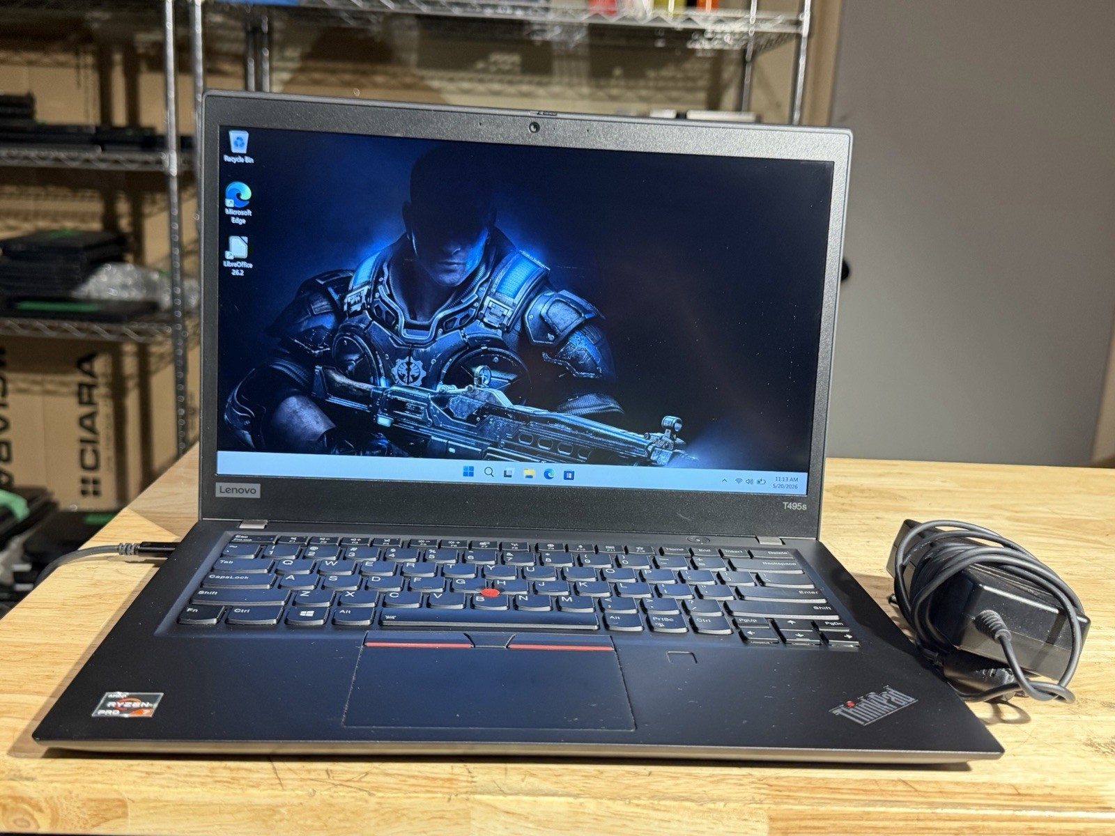 Lenovo ThinkPad T495s Ryzen 7 PRO 3700U 16GB RAM 512GB SSD Win11 Pro 14” NW Bat