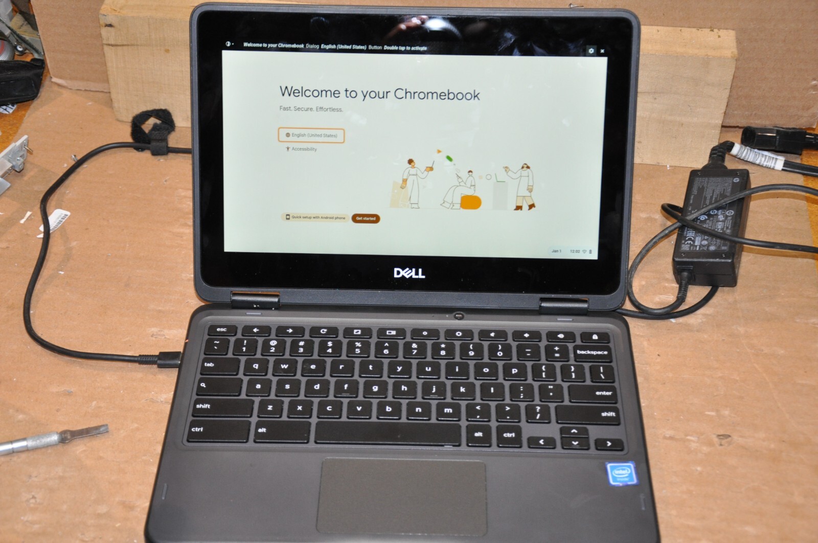 DELL Chromebook 3100 2-in-1 touchscreen