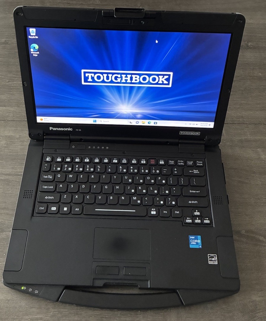 Panasonic Toughbook FZ-55 MK2, i7-1185G7- 16GB 512GB SSD LTE FHD Touchscreen