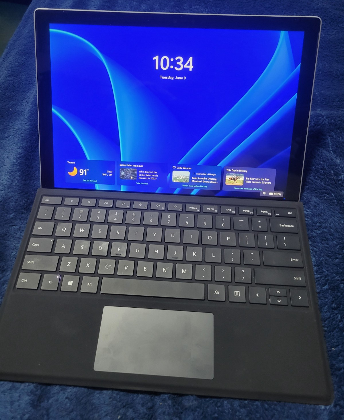 Microsoft Surface Pro 7 Laptop Intel i5-1035G4 8GB RAM 256GB NVMe Win 11 Pro