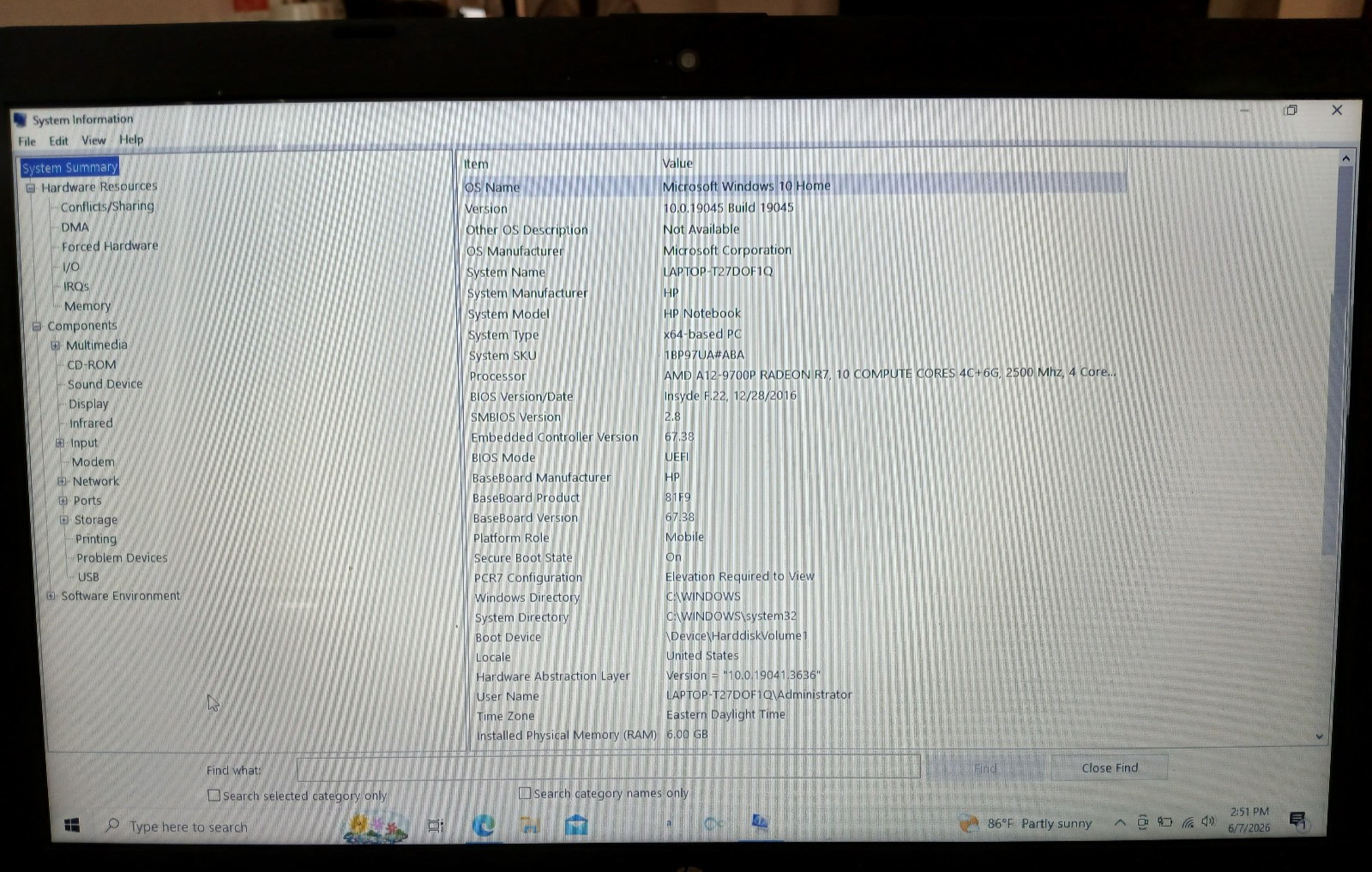 HP 15-BA009dx Laptop – Please see pictures for full details