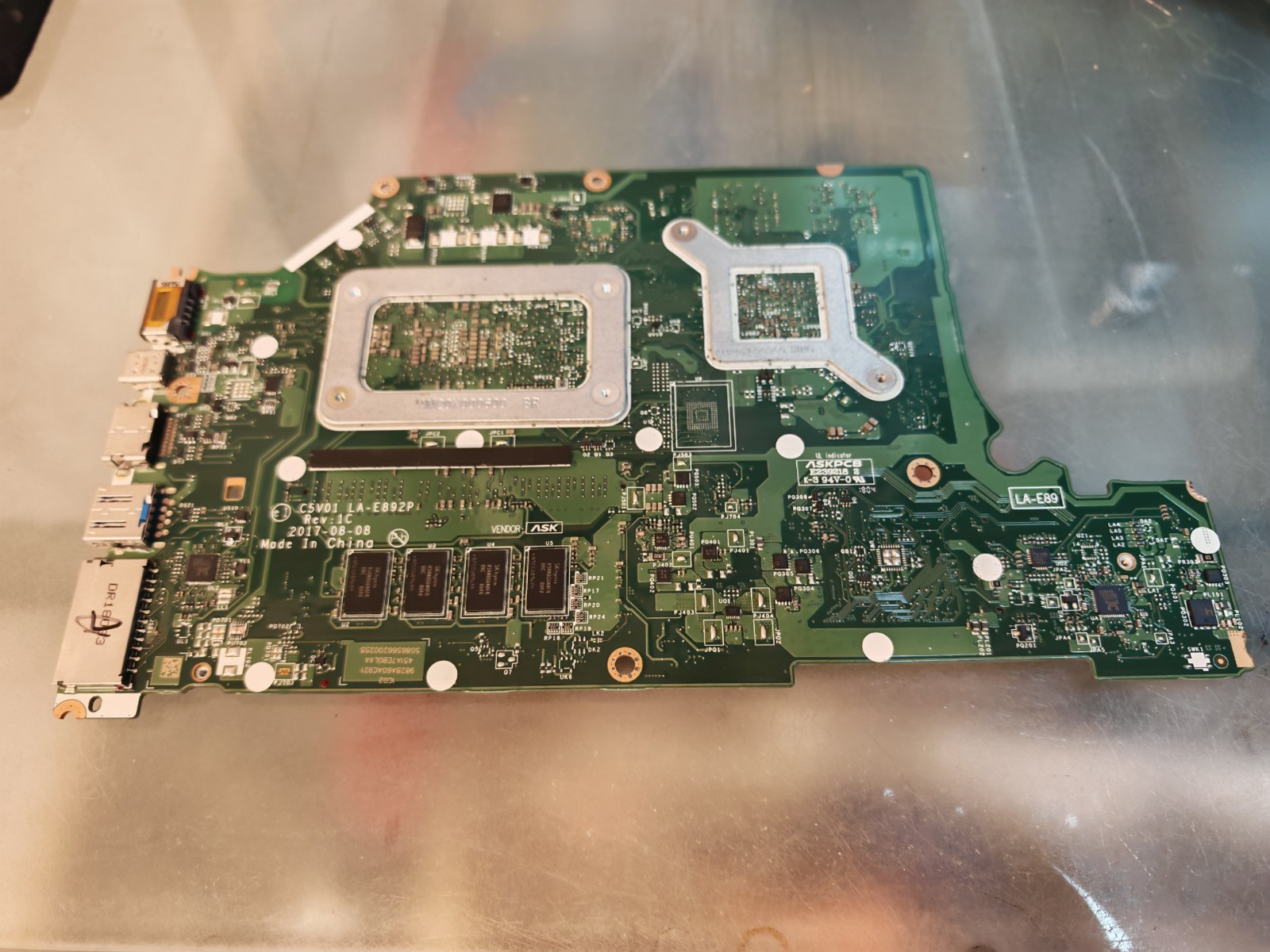 ACER A315-53 A515-51 MOTHERBOARD LA-E892P I3-7130U INTEL HD 620 GEFORCE MX130 #