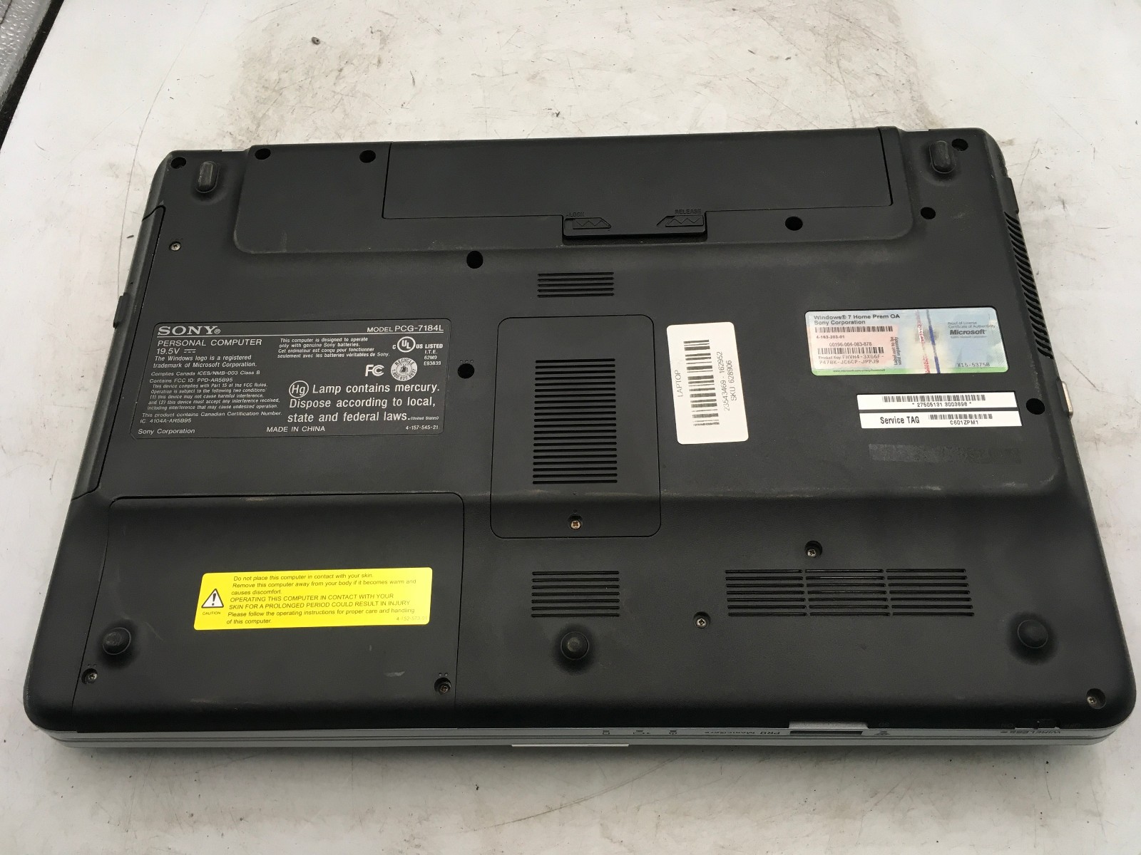SONY VAIO VGN NW270F – FOR PARTS – Intel Core 2 Duo T6600 – 4GB RAM – READ – BB