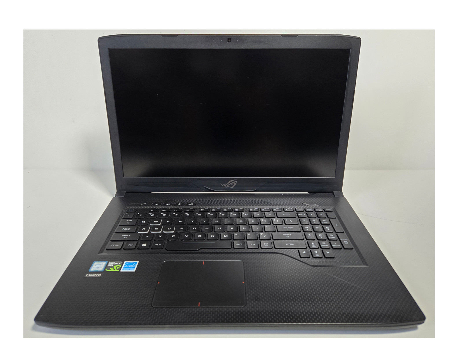 ASUS ROG Strix GL703GE 17.3 120Hz i7-8750H GTX 1050Ti 32GB RAM 4TB Win11 AS-IS