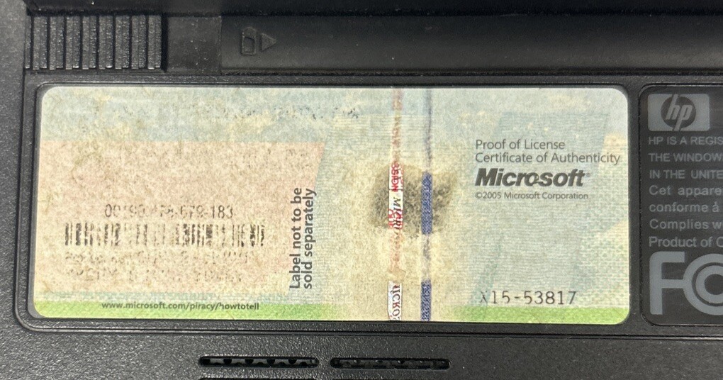 HP Mini 110-1100 Intel Atom N270 1.6GHz 1024 MB