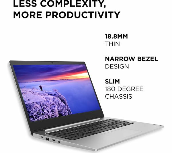 Lenovo IdeaPad 3I 14″ Chromebook Intel Celeron N4020 2.8GHz 64GB eMMC 4GB Silver