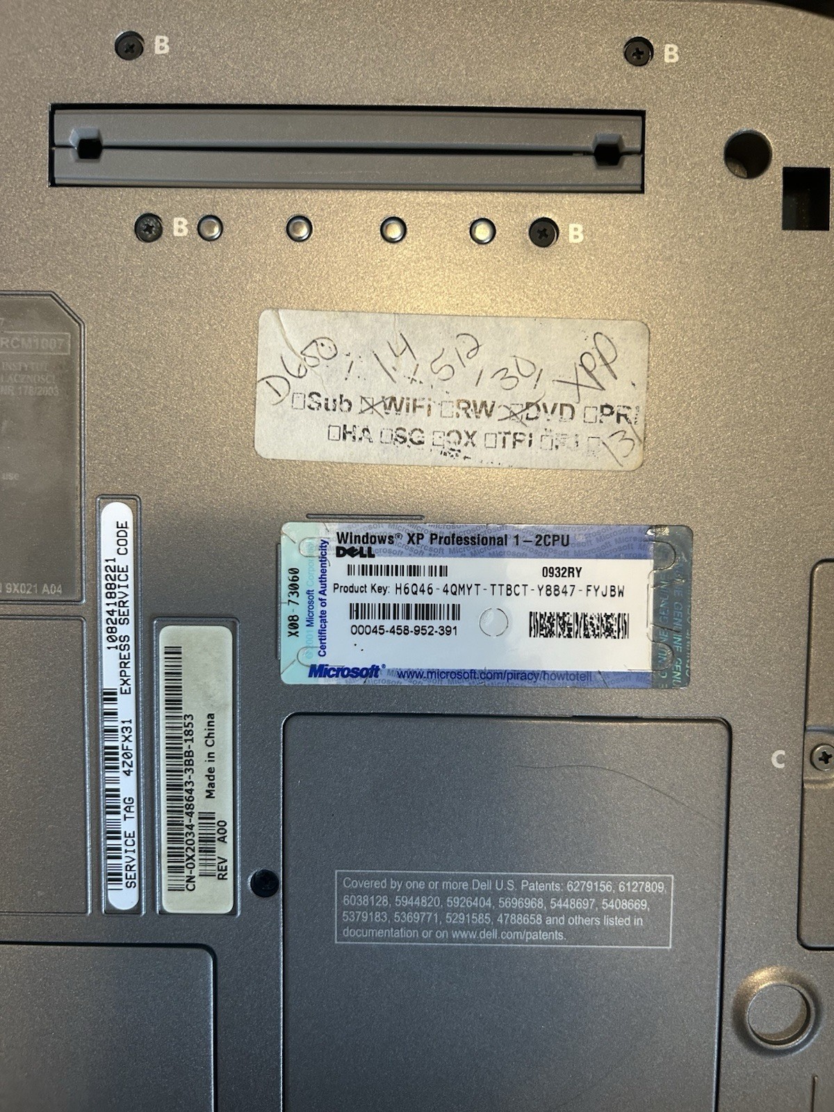 Dell Latitude D600 Laptop