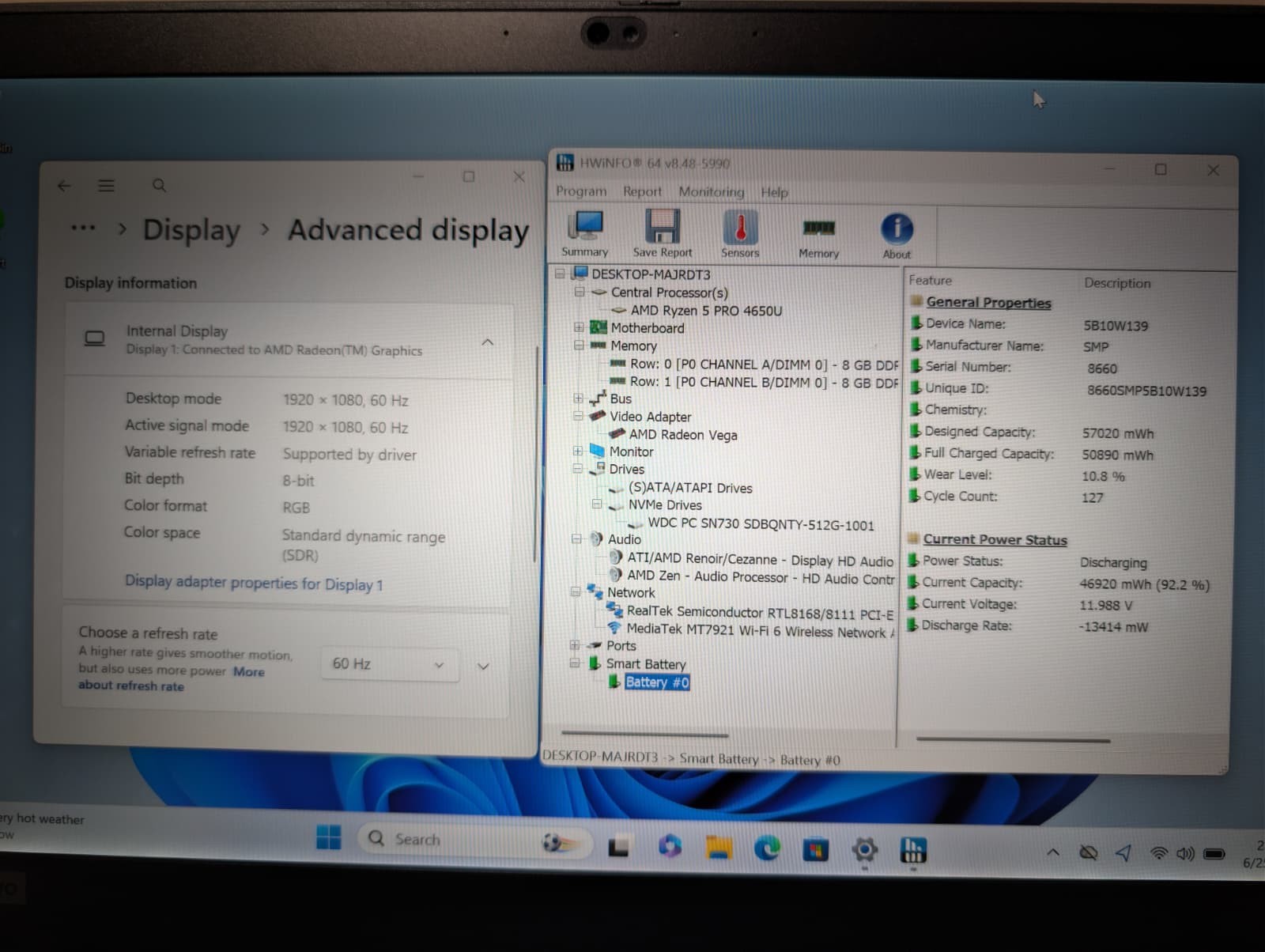 Lenovo ThinkPad T14S TouchScreen | Ryzen 5 PRO 16GB RAM 512GB SSD | FHD Backlit