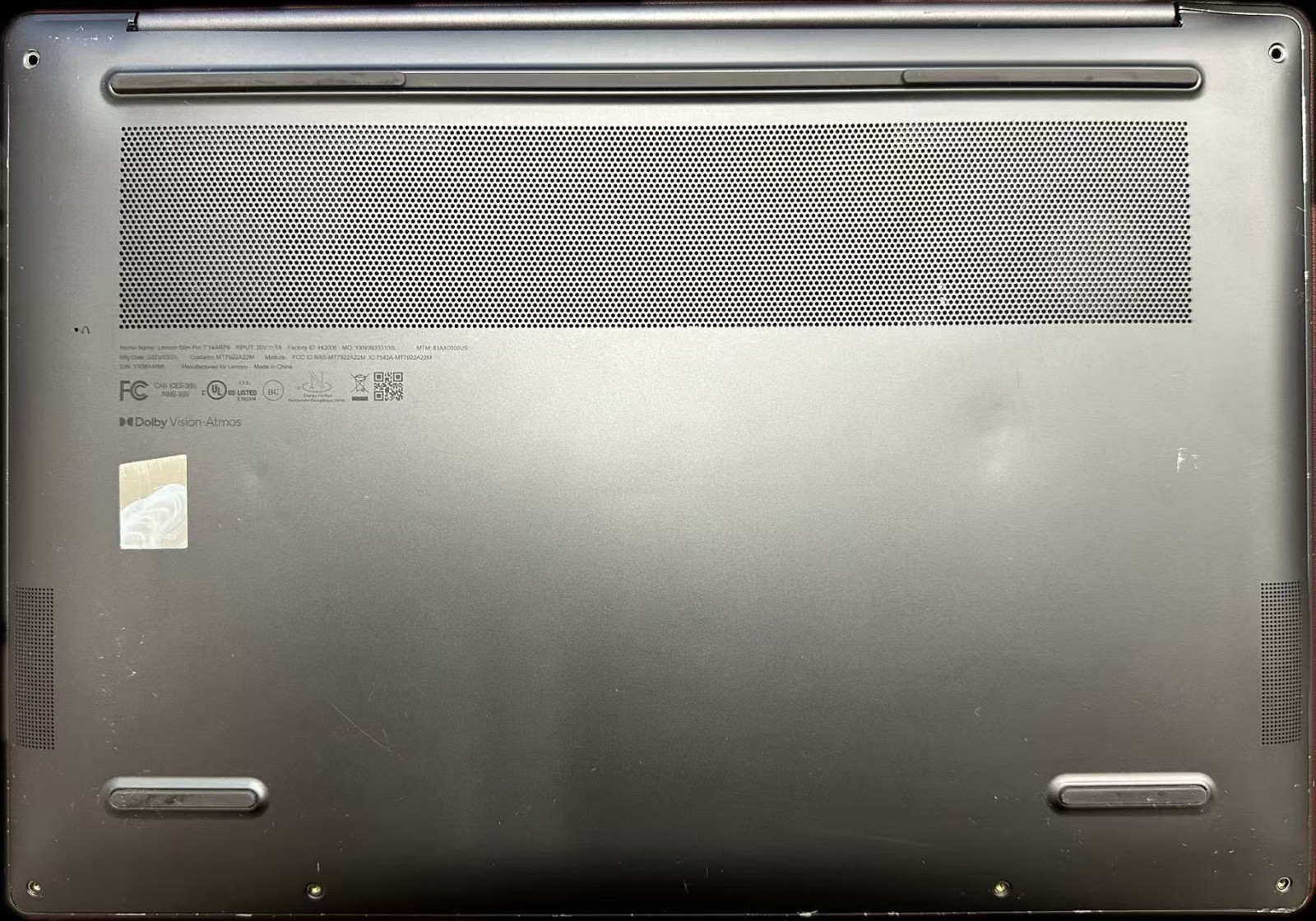 Lenovo Slim Pro 7 14ARP8 Touch Ryzen 7-7735HS 16gb DDR5 Ram 512gb SSD RTX 3050