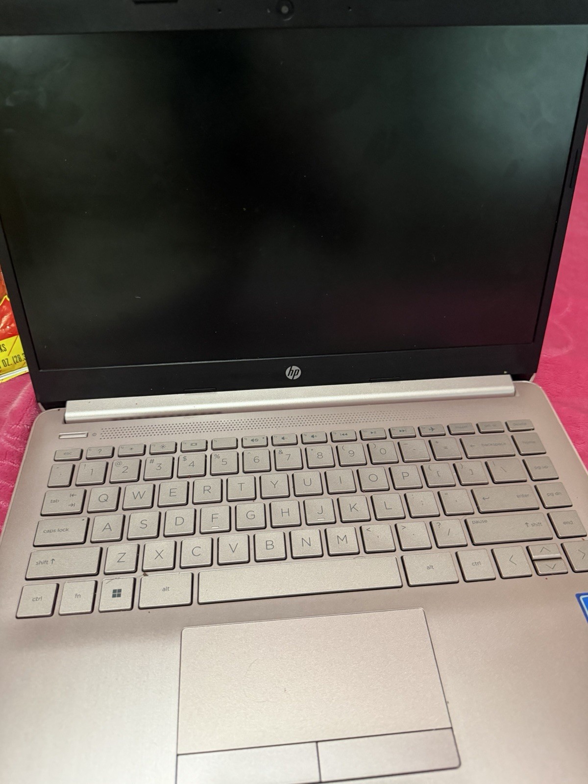 HP 14-CF2112wm 14″ Intel Celeron N4120 4GB RAM 64GB SSD Windows 11 Laptop – Pink