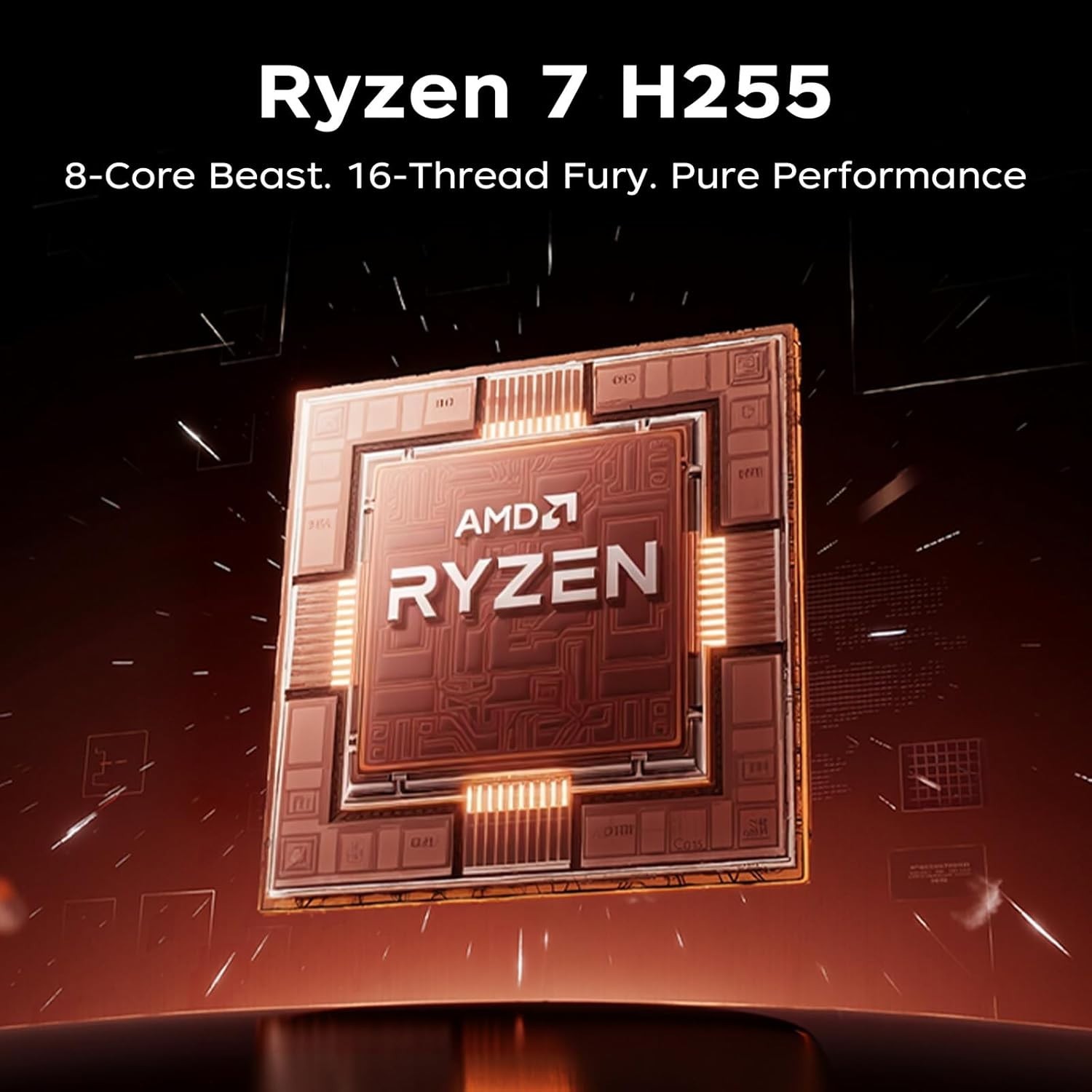 MALLRACE 16Inch Gaming Laptop, AMD Ryzen 7 H255 (8C/16T, Beat R9 6900HX,up to 4.
