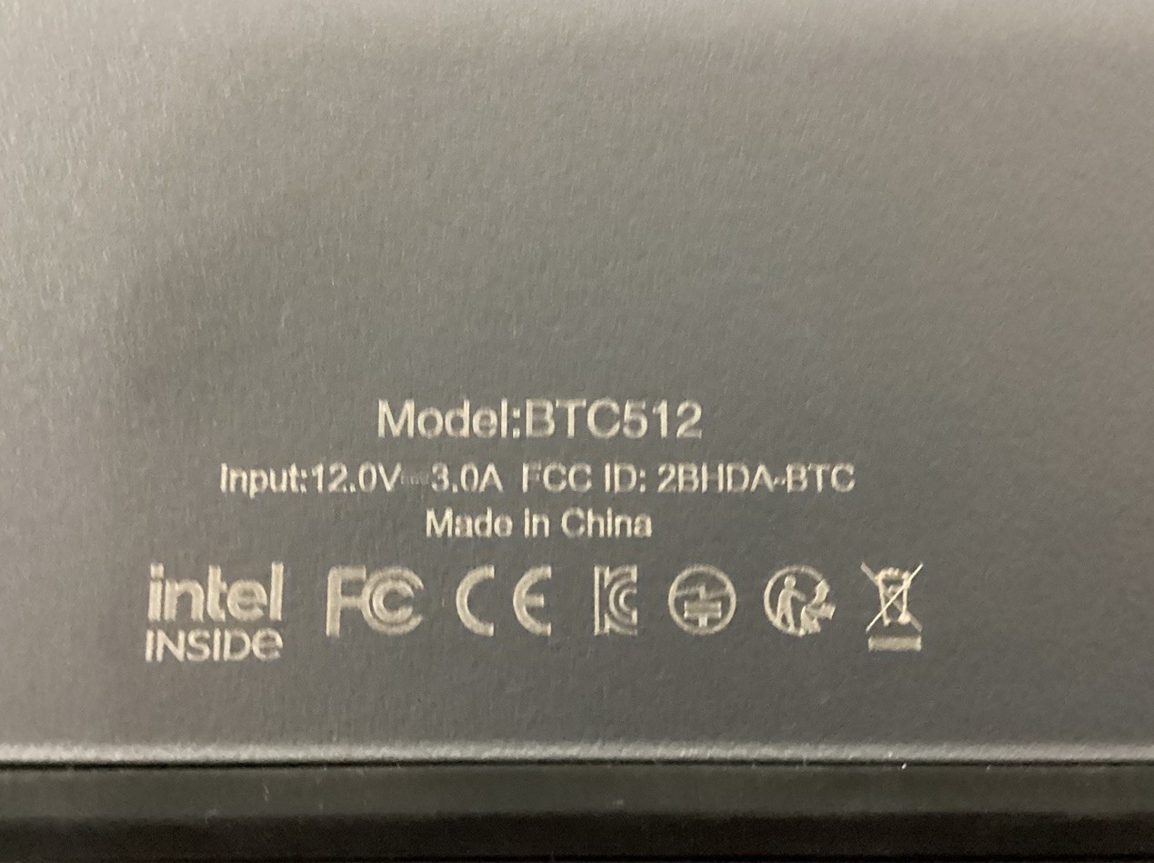 Coolby 15.6” Laptop Model: BTC512 RAM 12GB ROM 512GB SSD