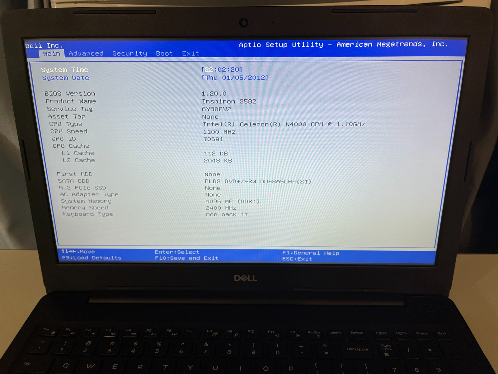 Dell Inspiron 3582 | No Charger or SSD | Read Description For More Info