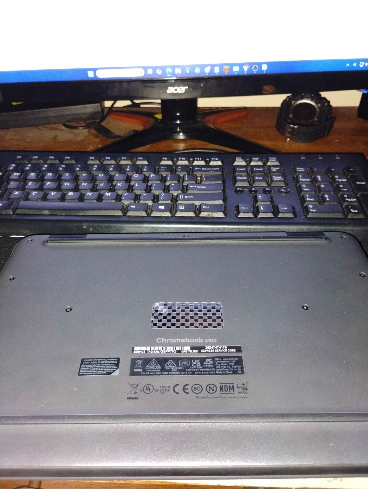 Dell Chromebook 11 3100 11.6 inch (16GB, Intel Celeron N, 2.60GHz, 4GB) Managed
