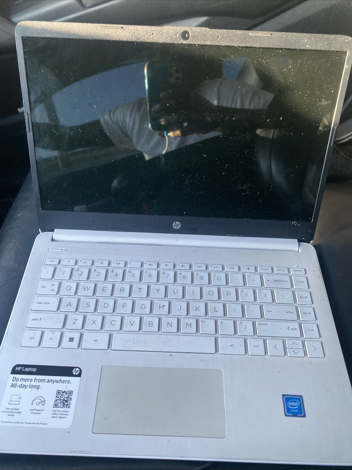 HP 15-DW0083WM 15.6” (128GB SSD Intel Pentium Silver N5030 1.1GHz 4GB RAM)…