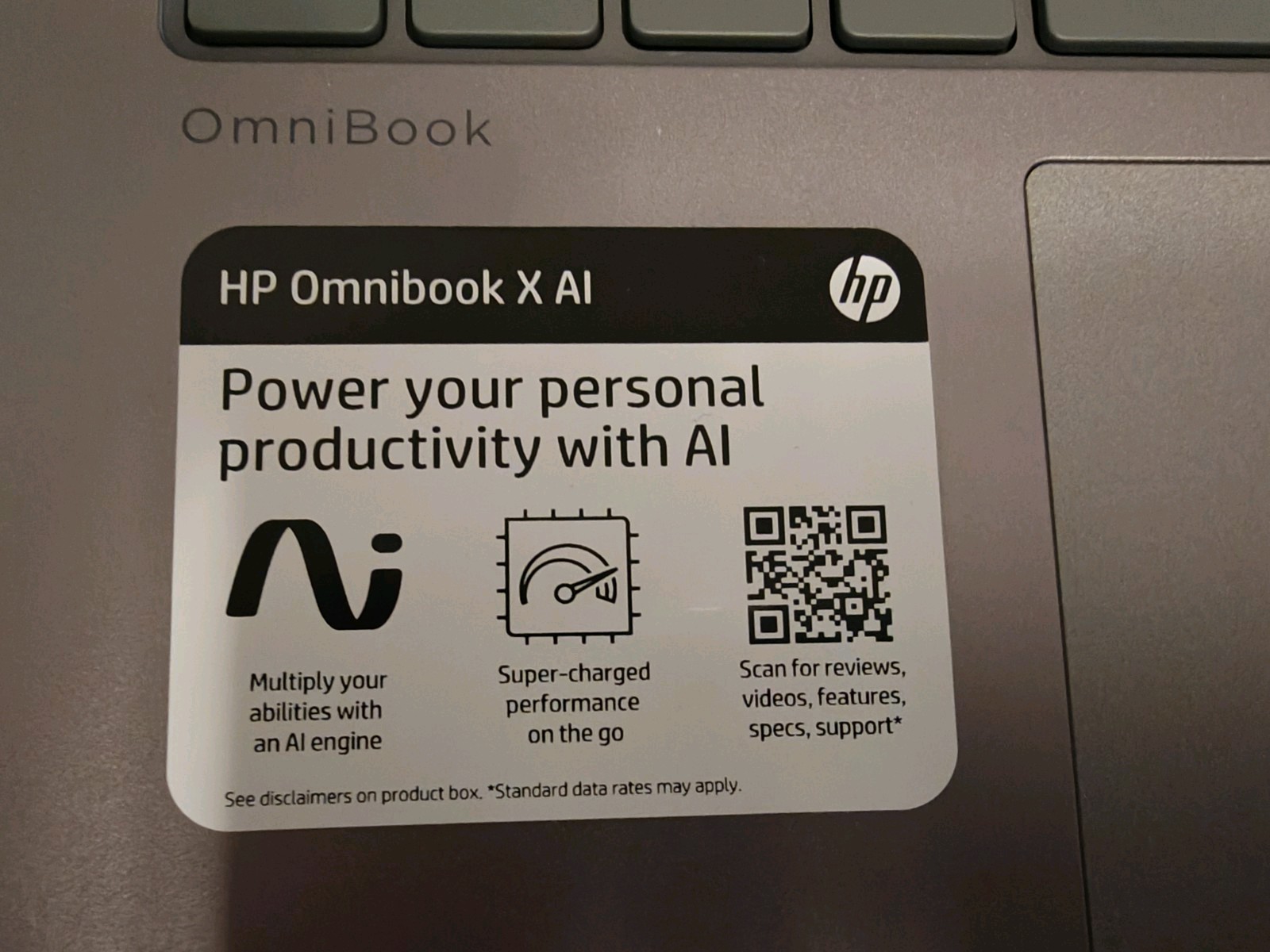 HP – OmniBook X Copilot+ PC 14″ 2.2K Touch Laptop, Snapdragon X Elite, 16GB, 1TB