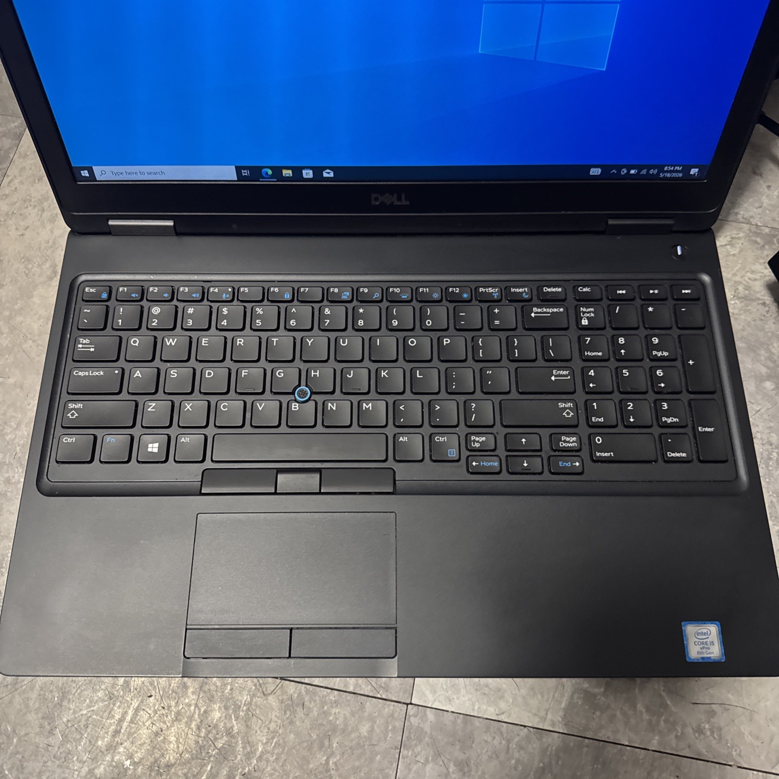 Dell Latitude 5590 15″ i5 8400u 2.4GHz 256GB M.2 SSD 8GB GeForce Webcam W10 Pro