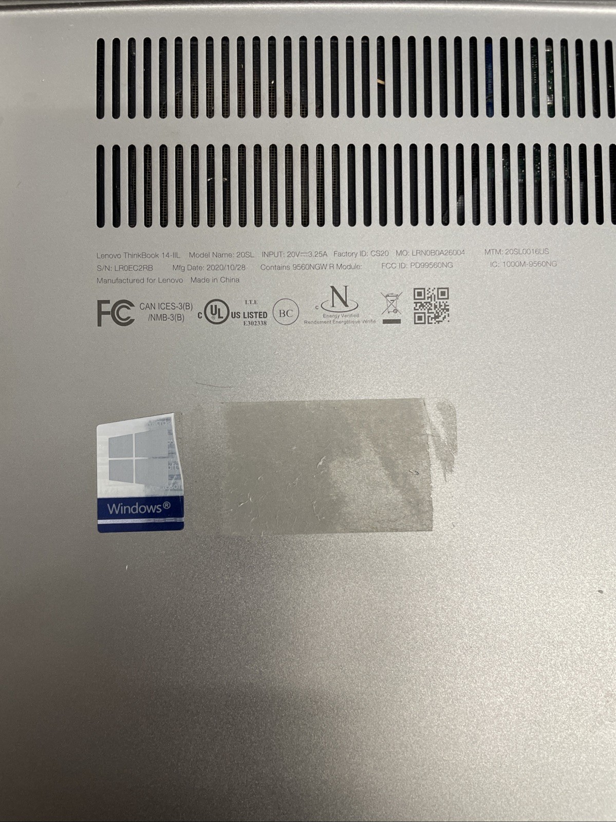 lenovo thinkbook 14-iil 20sl (20SL0016US)