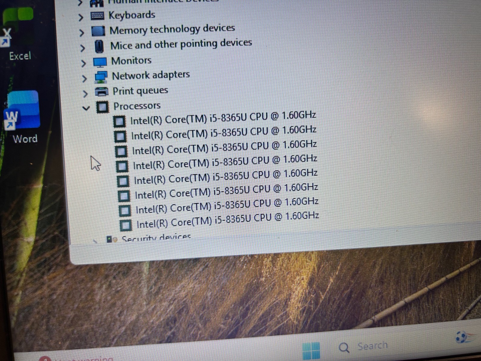 Dell Precision 3540 15.6″ i5-8365U 8GB 128GB SSD Win 11 Pro Office 2021 Backlit