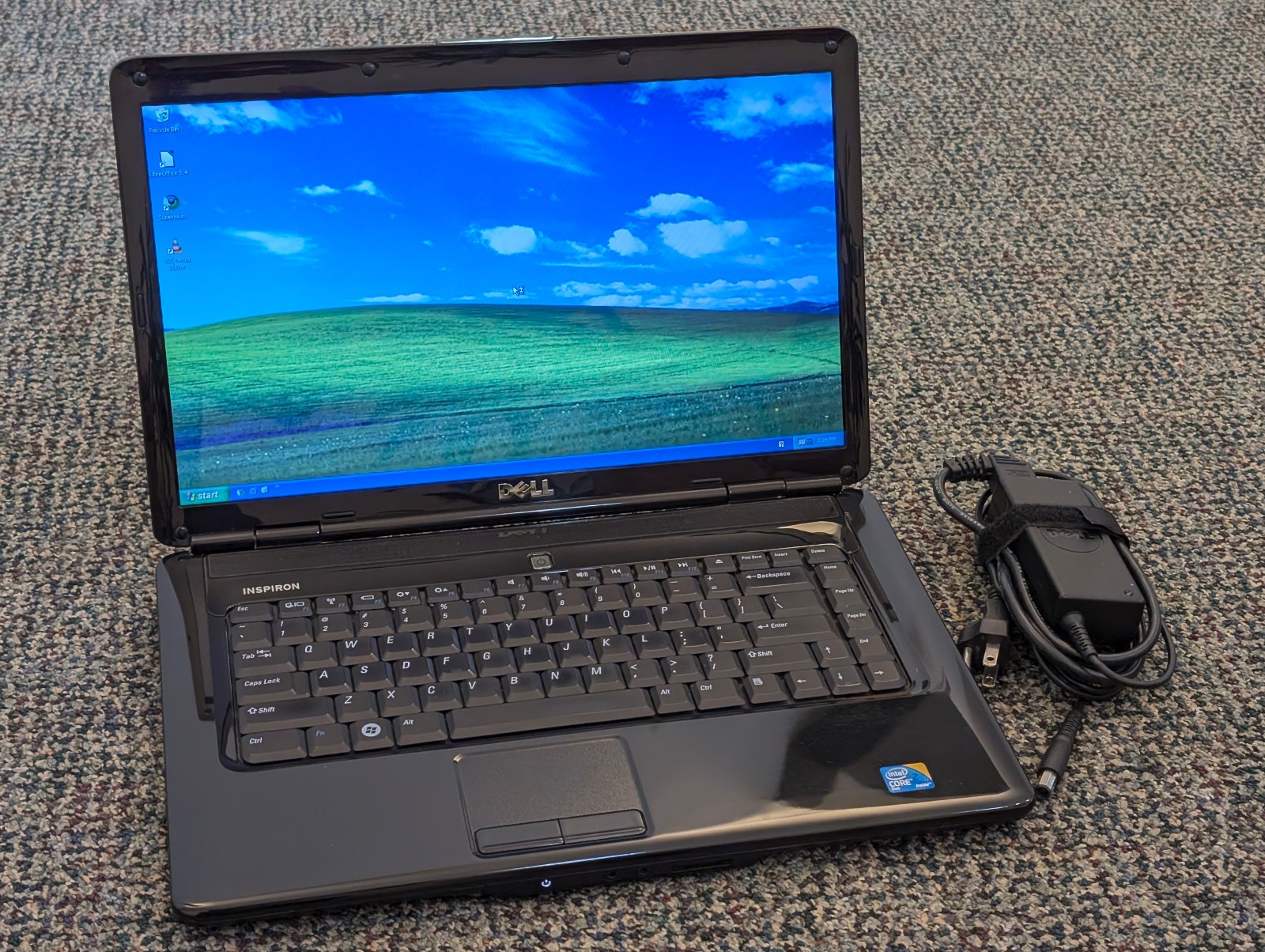 Dell Inspiron 1545 15.6″ Laptop Intel P9700 CPU 4GB RAM 1TB HDD Win XP Pro Wifi