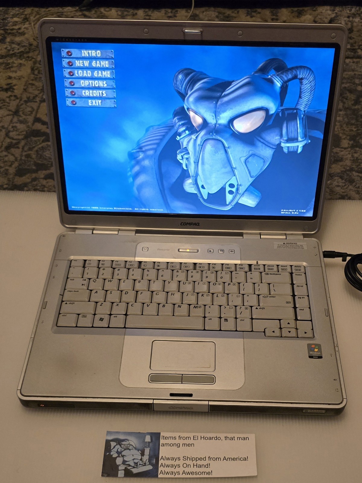 Compaq Presario C500 Laptop Intel Celeron M 1.60 Ghz 2GB Ram 80GB HDD Win XP Pro