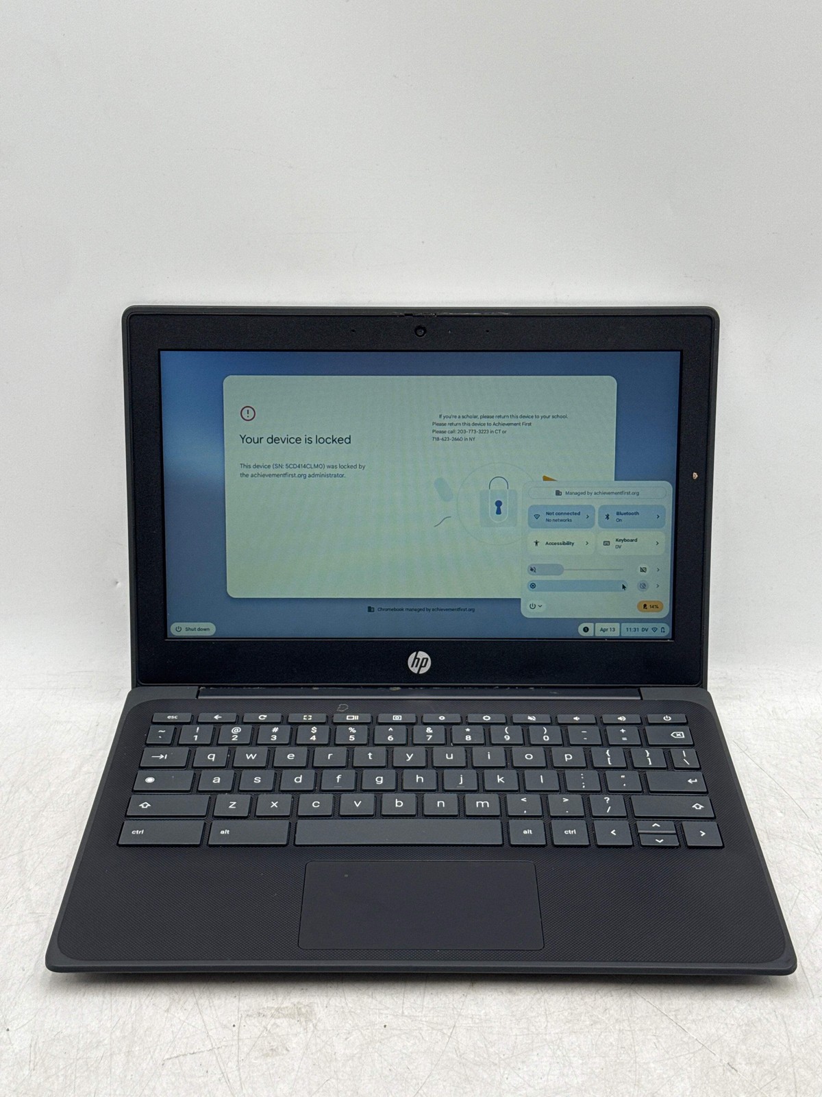 HP Fortis 11 G10 Chromebook Intel N100 4GB 32GB – MDM Locked