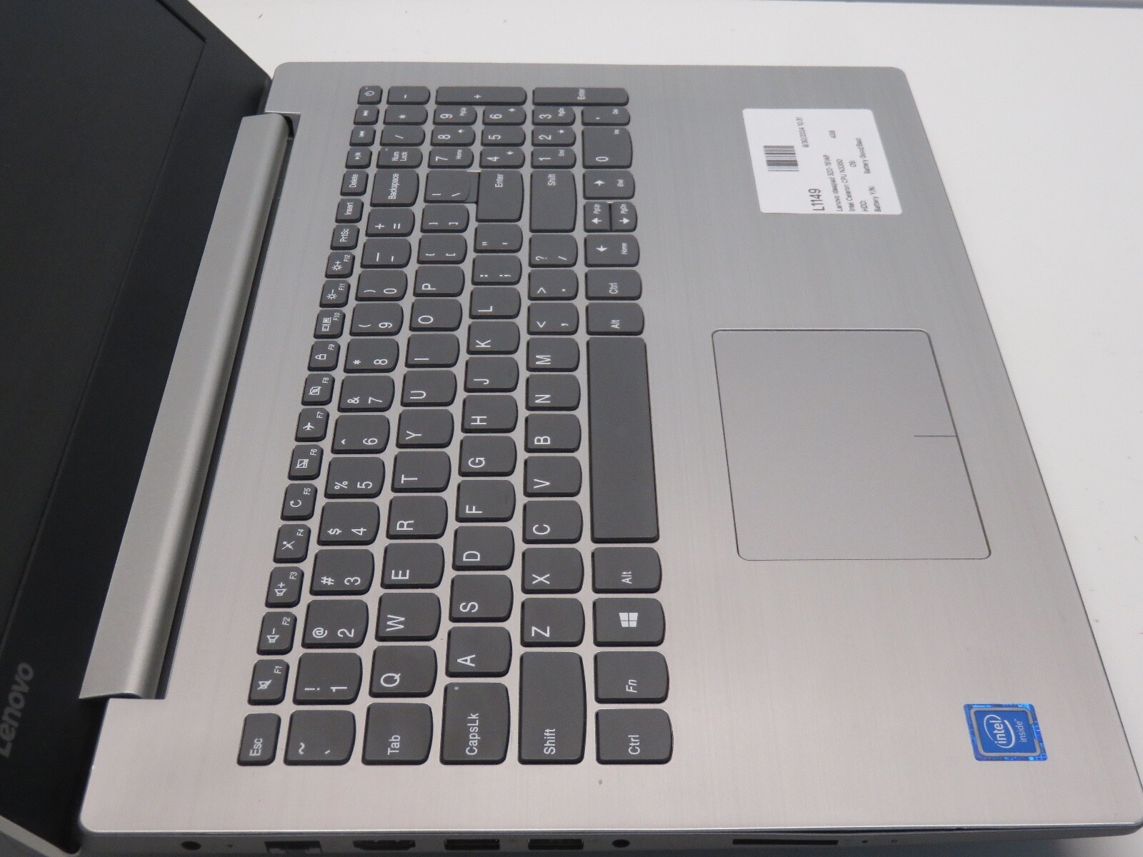 Lenovo Ideapad 320-151AP Intel Celeron CPU N3350 1.10GHz 4GB NO HDD No Batt