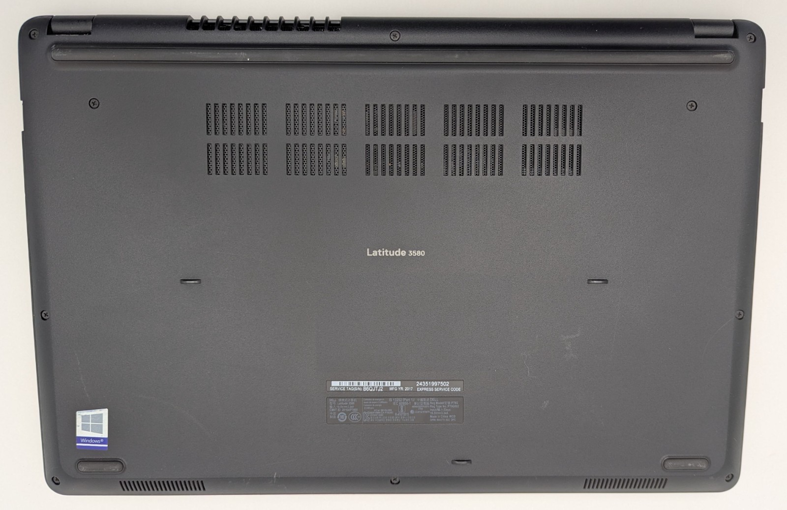 Incomplete Dell Latitude 3580 15.6″ Laptop i7-7500U 2.70GHz 8GB RAM AMD – *READ*