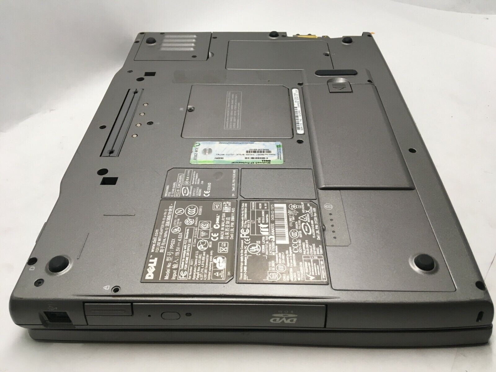 Dell Latitude D800 Intel Pentium M 1.70 GHz 512MB RAM Bad Battery No HDD No OS