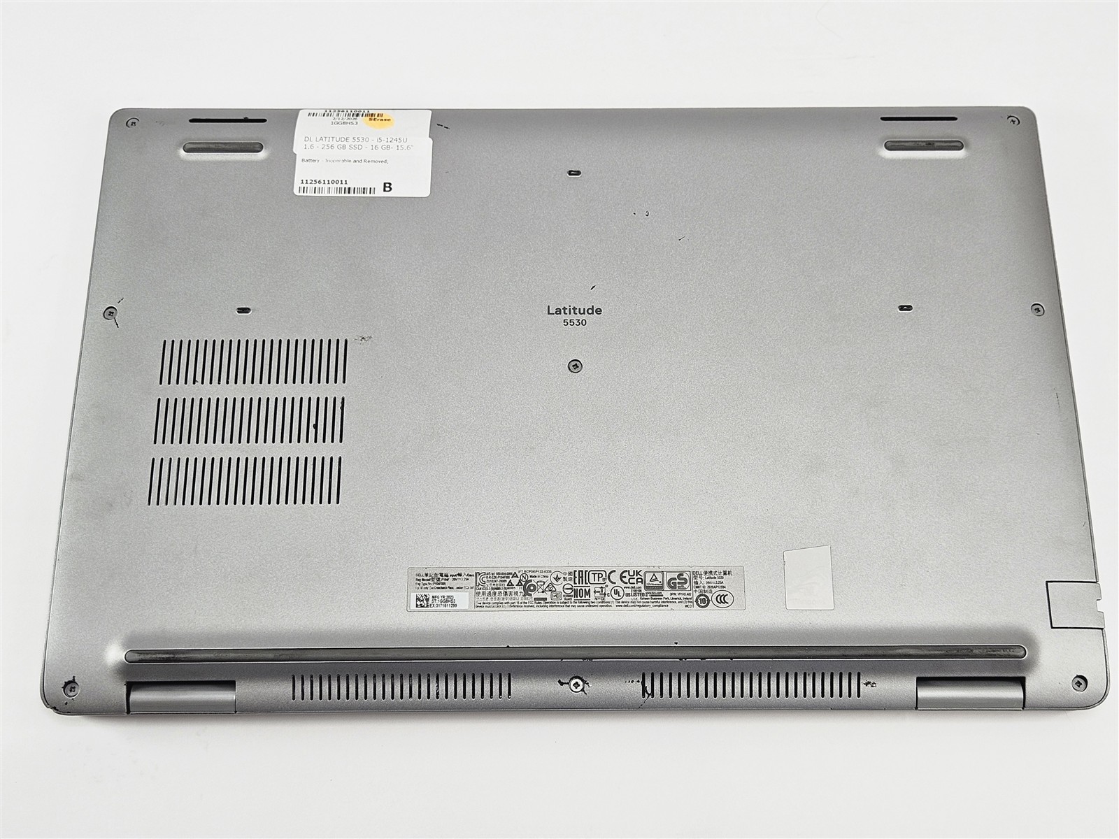 Dell Latitude 5530 P104F 15.6″ 16GB 256GB SSD Intel Core i5-1245U