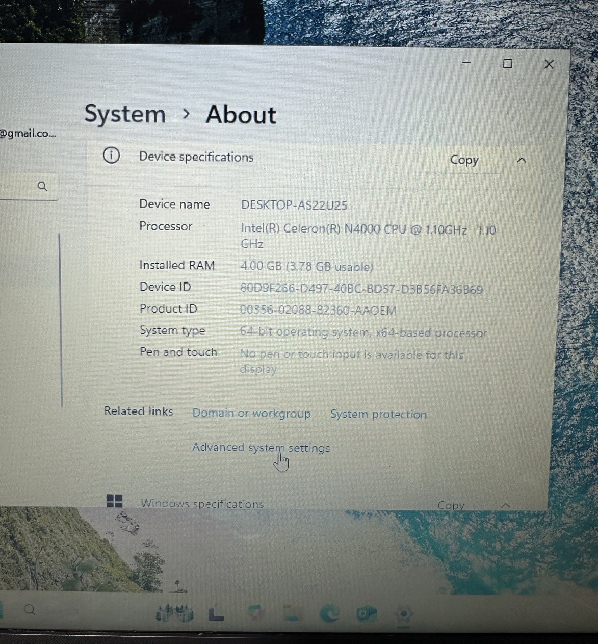 HP 14-df0018wm 14″ Celeron N4000 1.1GHz 4GB/64GB Laptop w/ 11 Home S – READ