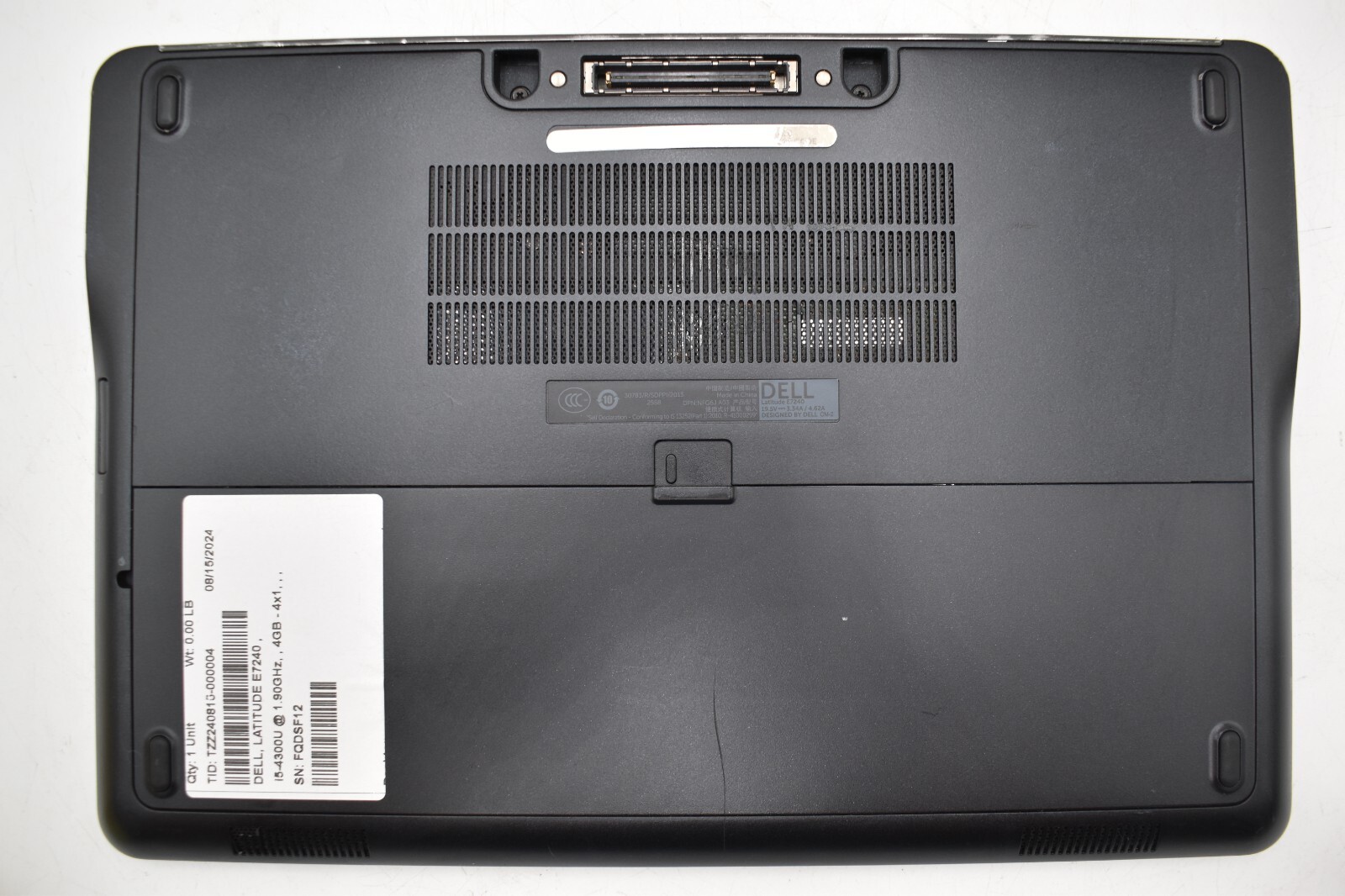 12.5″ Dell LATITUDE E7240 Laptop i5-4300U @ 1.90GHz 4GB RAM NO HD *READ
