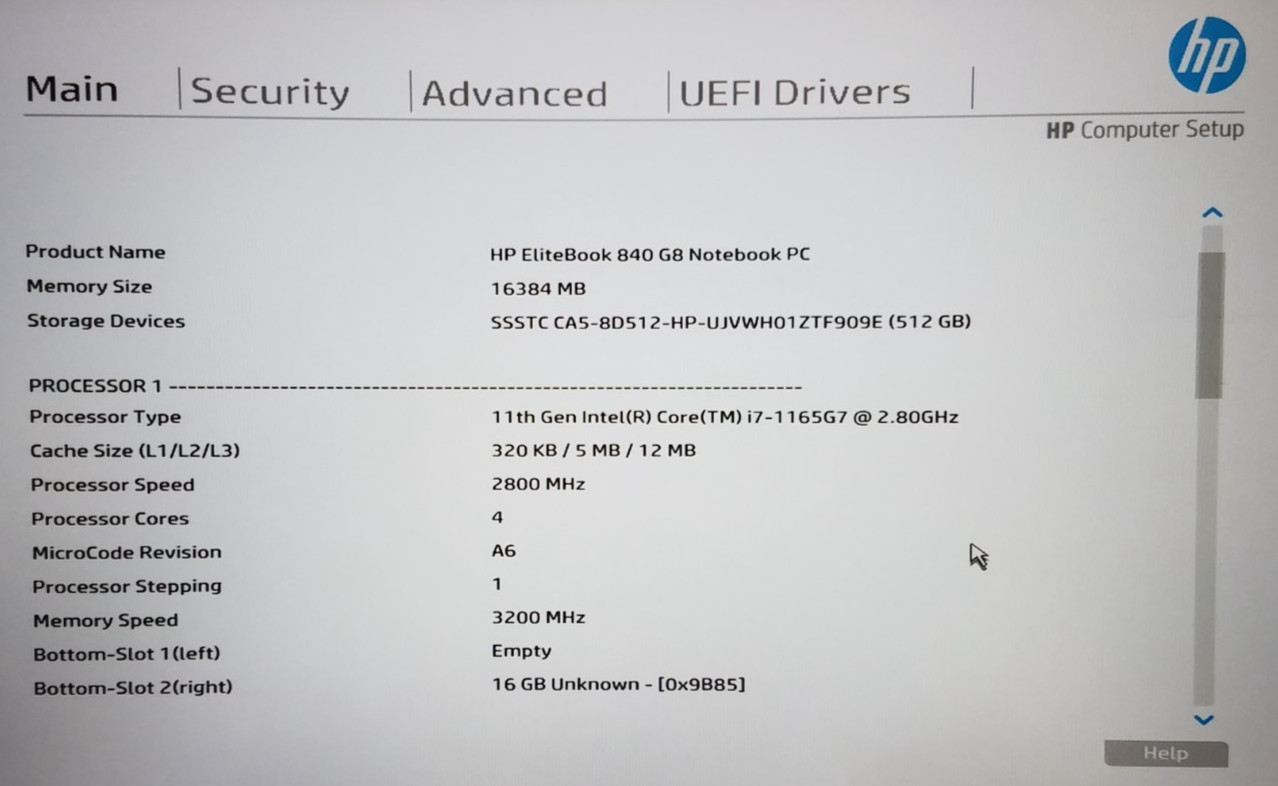 HP EliteBook 840 G8, 14″ Touch, i7-1165G7@2.8GHz, 16GB RAM, 512GB NVMe, Lot of 4