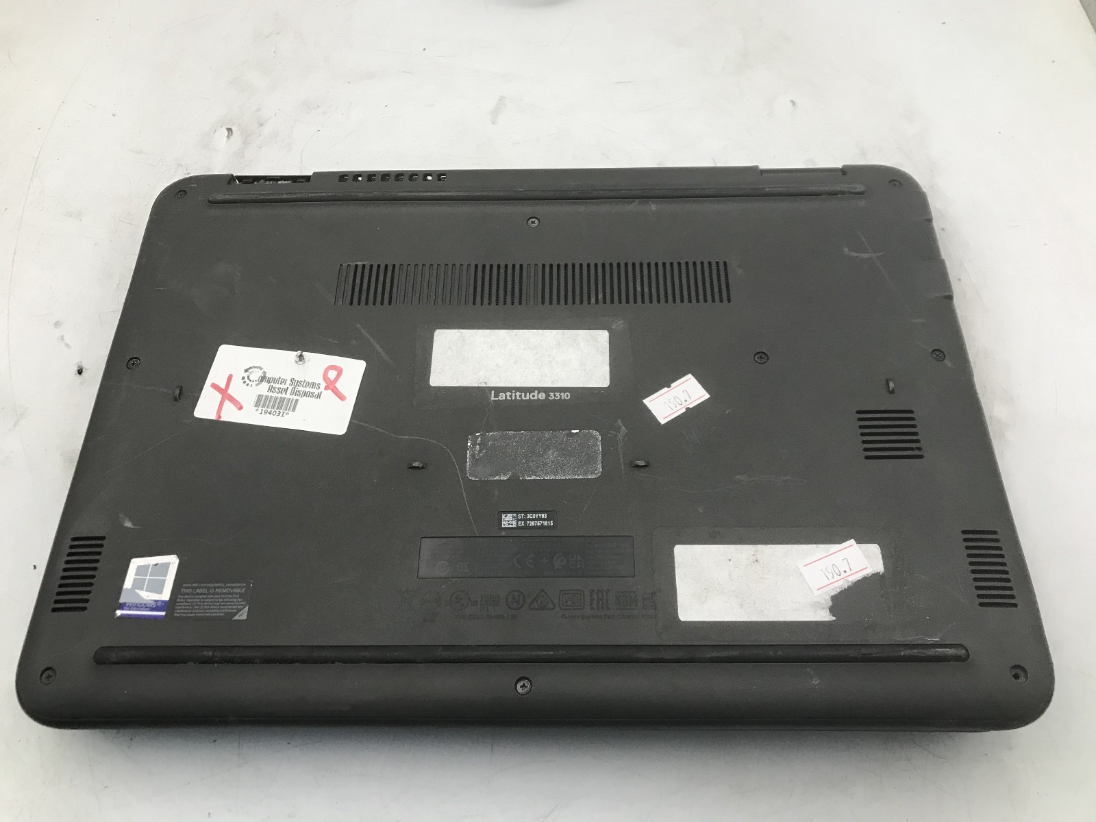 DELL LATITUDE 3310 – FOR PARTS/REPAIR – INTEL I5 8TH GEN – NO RAM – READ – BB!