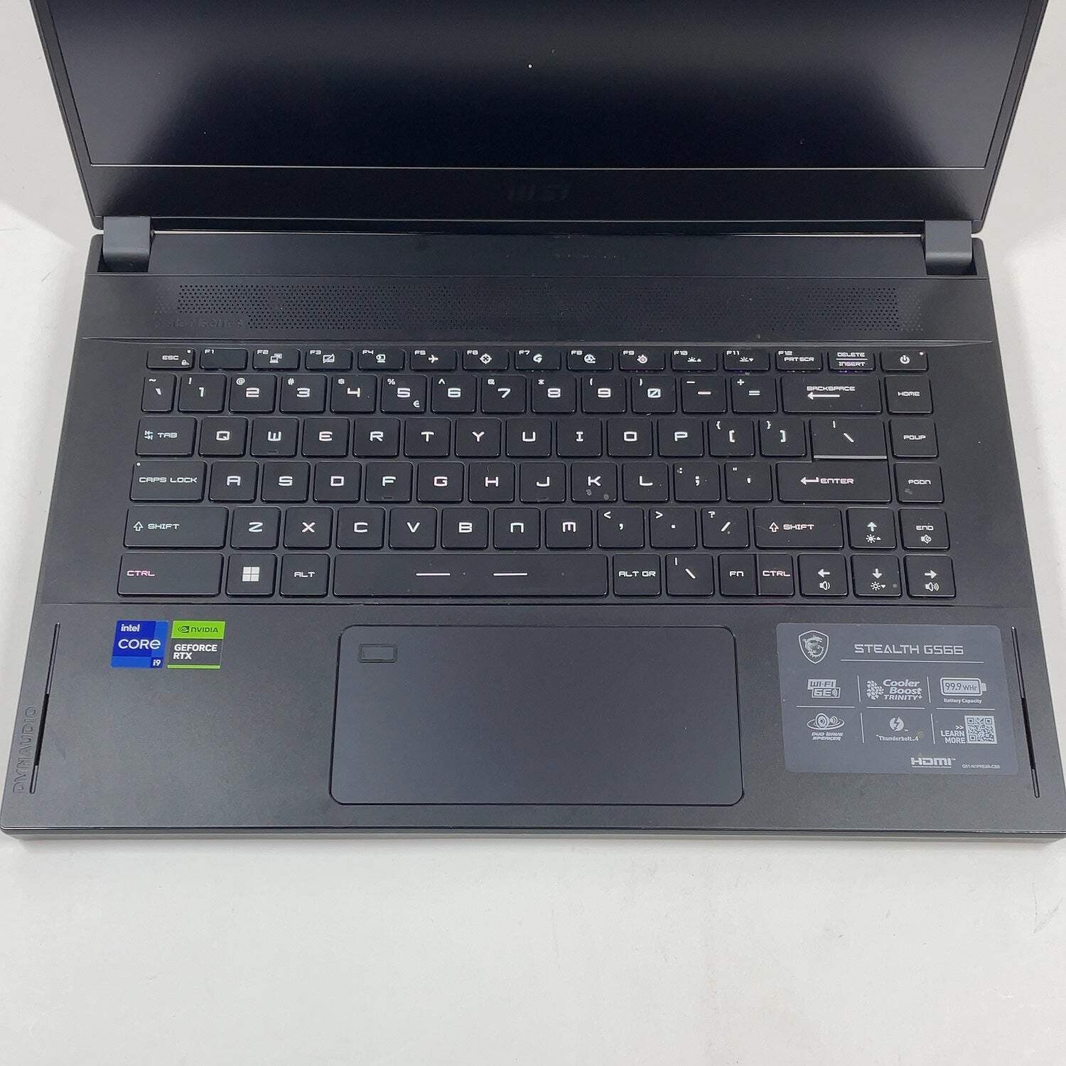 Broken MSI Stealth GS66 12UGS 15.6″ i9-12900H 2.9GHz 32GB 3TB SSD RTX 3070