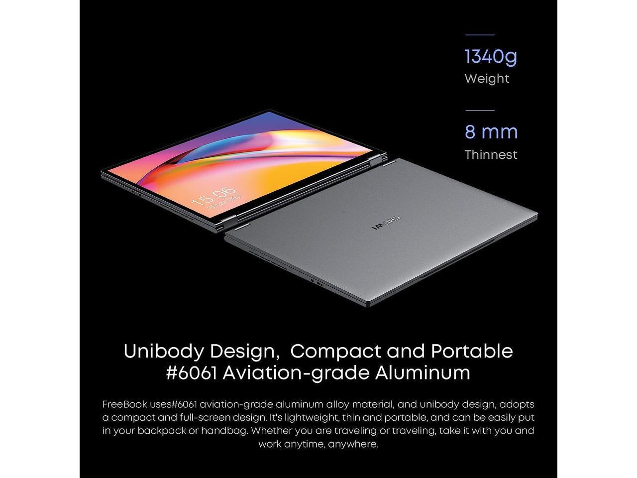 CHUWI 13.5”FreeBook 2in1 Touchscreen Laptop 12GB RAM 512GB SSD Intel N100 w/Pen