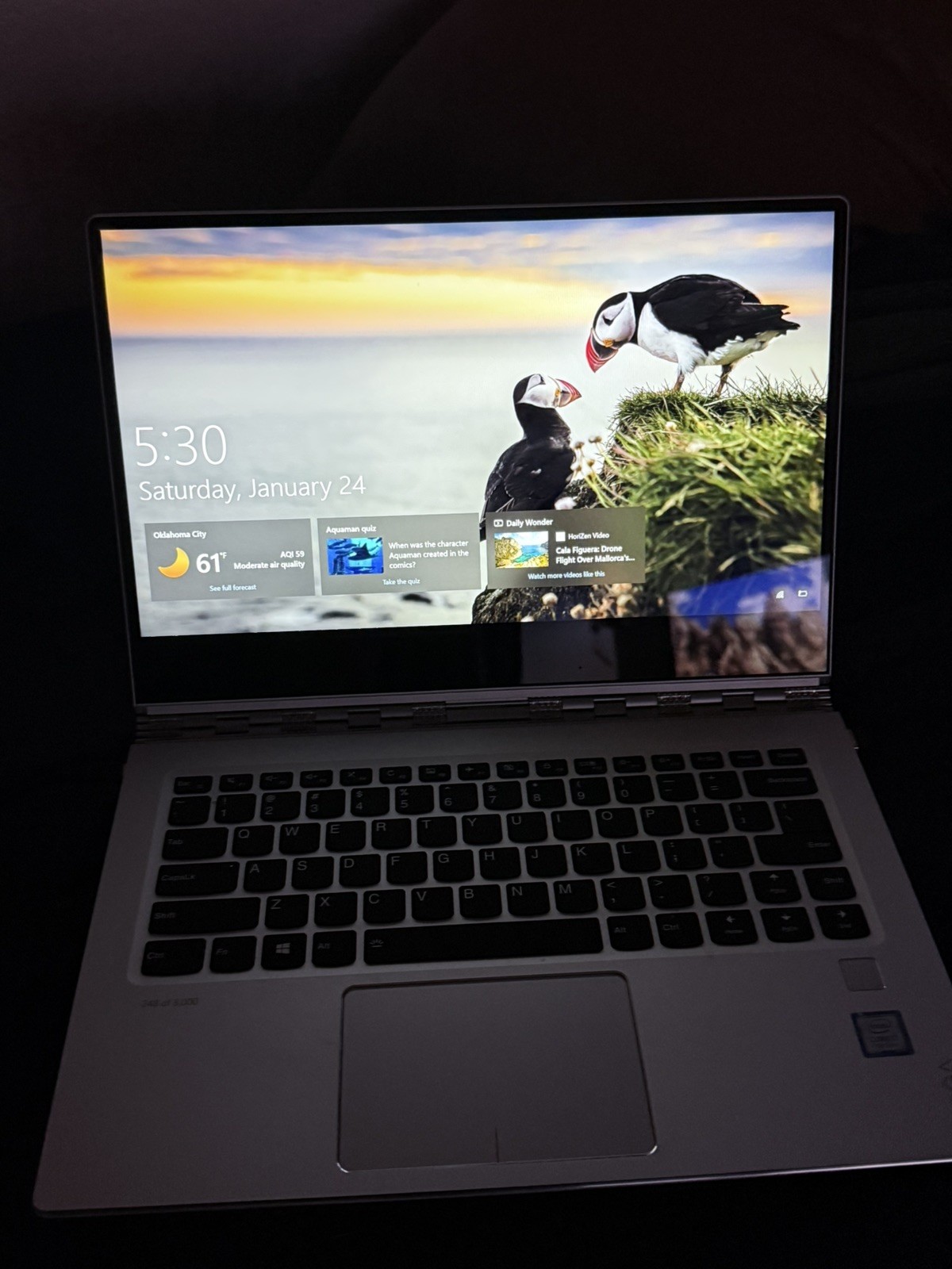 Lenovo Yoga 910-13IKB Glass Collector’s Edition 80VG 2-in-1 Touch i7 NO CHARGER