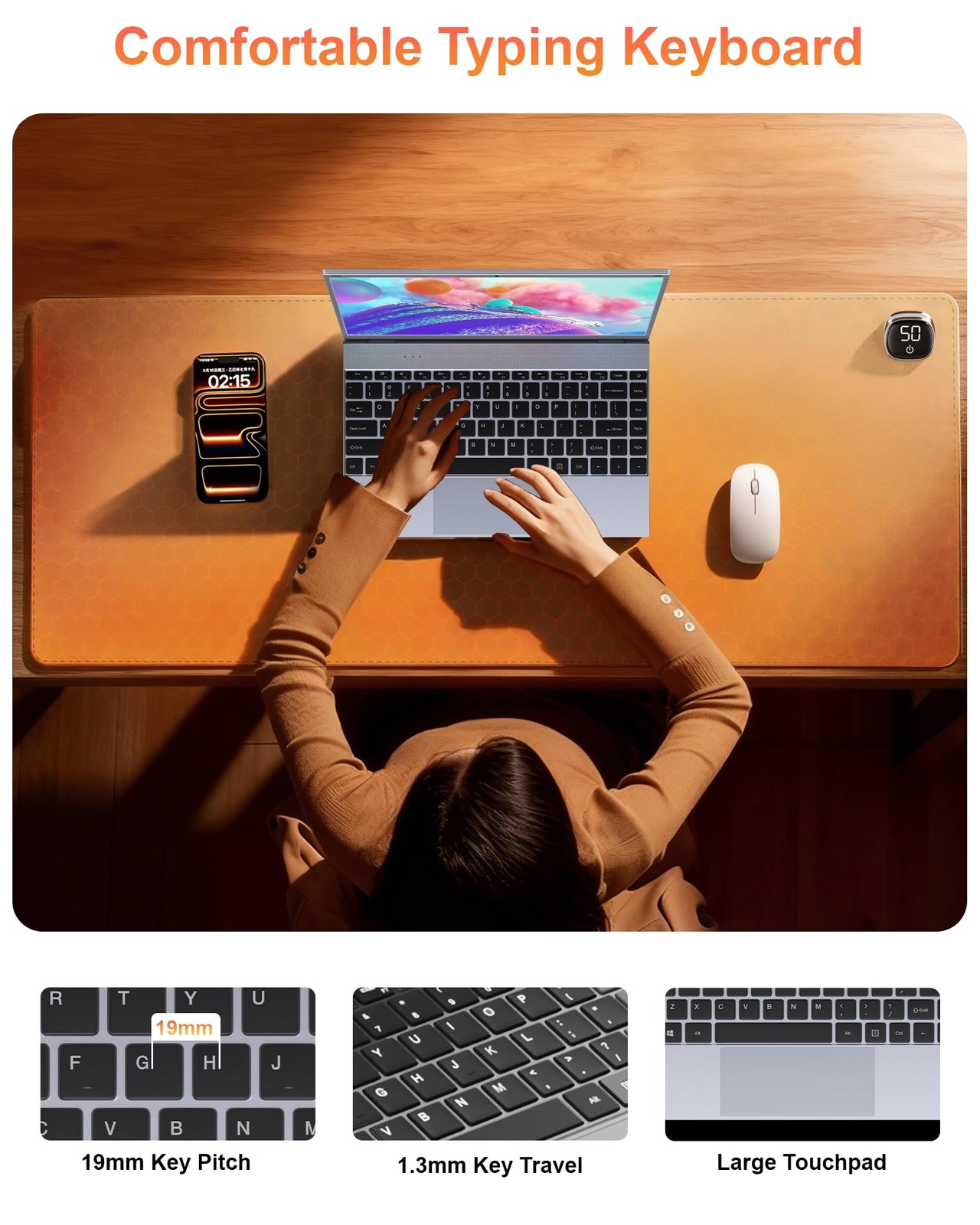 14 Inch Laptop Portable Laptop Computer for Student & Business, 8GB RAM, 256G…