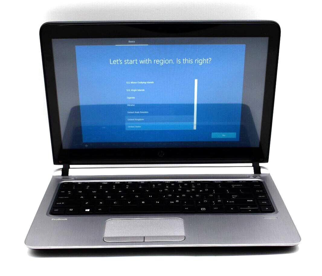 13.3″ HP PROBOOK 430 G3 Laptop i3-6100U @ 2.30GHz 4GB RAM 128GB SSD BAD Battery