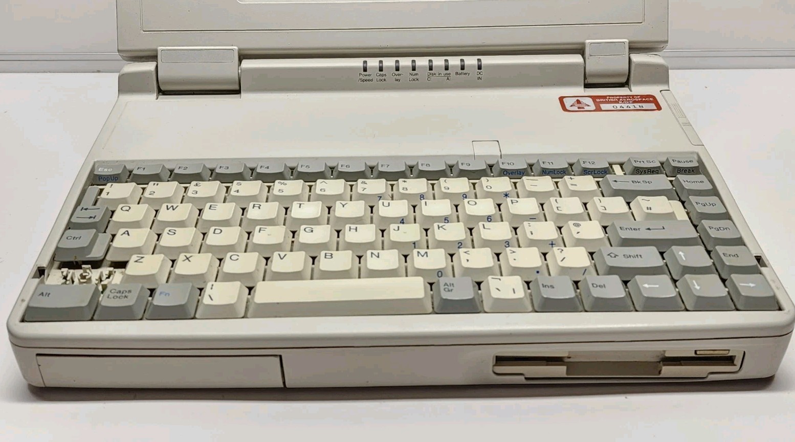 Vintage Toshiba Laptop T1950CS/200 Model PA1152E UNTESTED