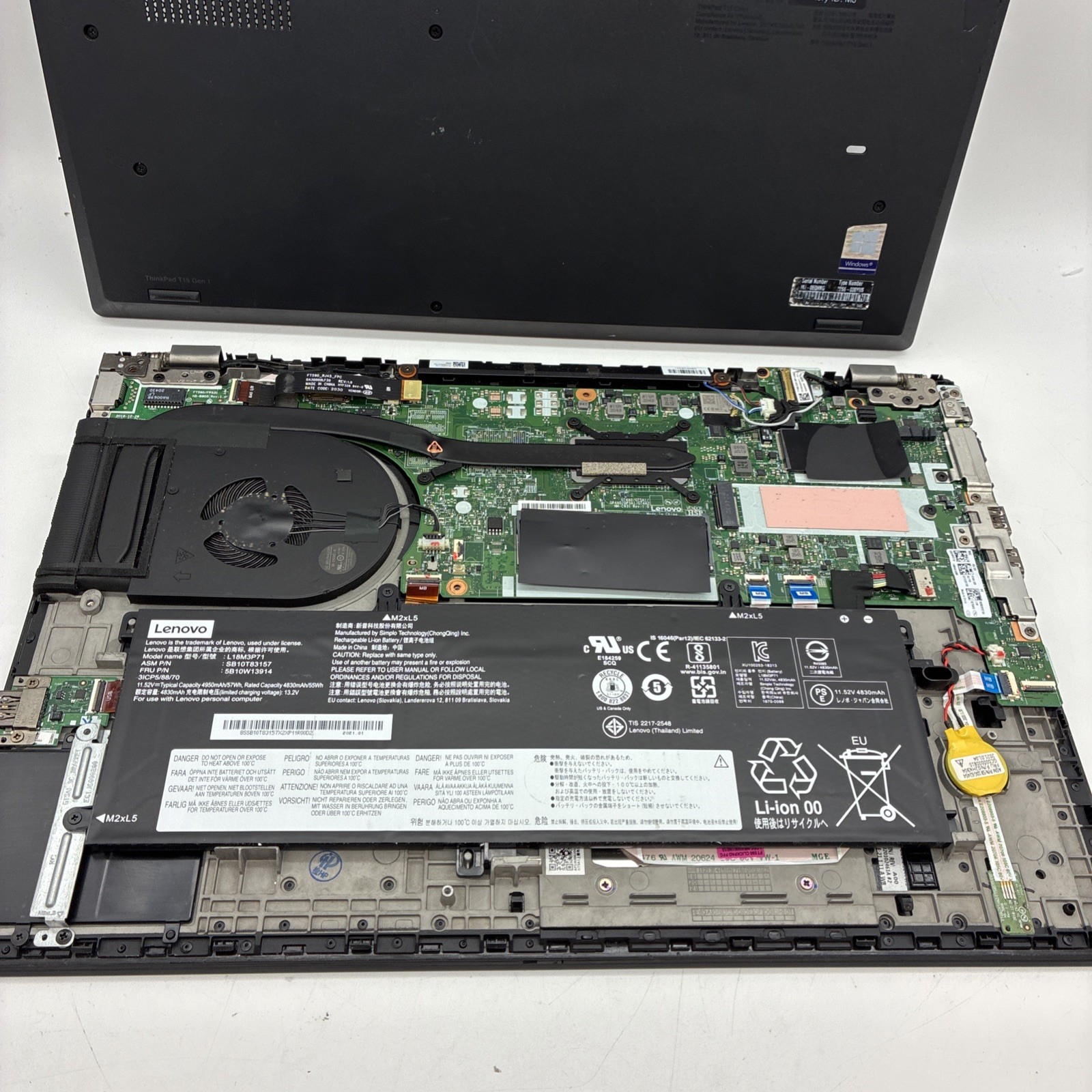 Lenovo ThinkPad T15 Gen 1 FHD i5-10310U 1.60GHz 8GB RAM, NO SSD – READ! – (L23)
