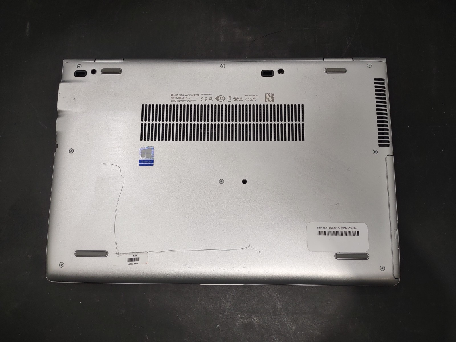 HP Probook 650 G5 i5 8265U @ 1.60GHz 12GB RAM NO NVME NO OS